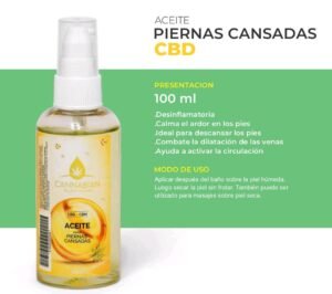 Aceite Piernas Cansadas CBD 125ML